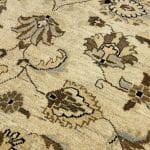 205 x 149cm Hand Knotted Afghan Chobi Ziegler Wool Rug - Image 4