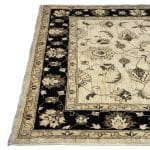 205 x 149cm Hand Knotted Afghan Chobi Ziegler Wool Rug - Image 5