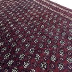 200 x 125cm Red Khoja Roshnai Hand Knotted – Wool Rug - Image 2