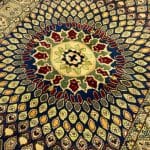 180 x 118cm Hand Knotted Domes Design Afghan Tashqandi – Wool Rug - Image 4