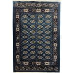 230 x 160cm Afghan Bokhara Design Machine Made Rug