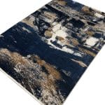 230 x 160cm Modern Blue Machine Made Rug - Image 2