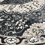 200 x 200cm Grey Persian Design Round Rug - Image 3