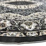 200 x 200cm Grey Persian Design Round Rug - Image 5