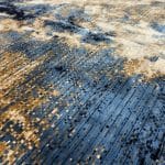 340 x 240cm Modern Blue Wave Machine Made Rug - Image 4