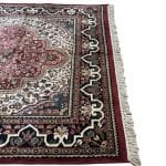 214 x 143cm Hand Knotted Indian Silk Jaipur Oriental Rug - Image 4