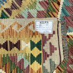200 x 73cm Hand Woven Afghan Kilim Chobi Runner Rug - Image 5
