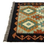 300 x 82cm Hand Woven Afghan Kilim Chobi Runner Rug - Image 4