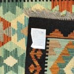 300 x 82cm Hand Woven Afghan Kilim Chobi Runner Rug - Image 6