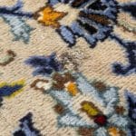 392 x 295cm Hand Knotted Persian Kashan Cream Wool Rug - Image 6