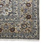 392 x 295cm Hand Knotted Persian Kashan Cream Wool Rug - Image 9