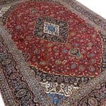 388 x 290cm Thick Pile Hand Knotted Persian Kashan Wool Rug - Image 2