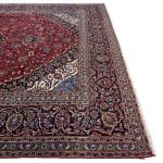 388 x 290cm Thick Pile Hand Knotted Persian Kashan Wool Rug - Image 5