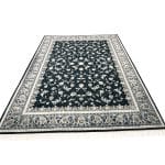 400 x 300cm Beautiful Kashan Design Navy Rug - Image 2