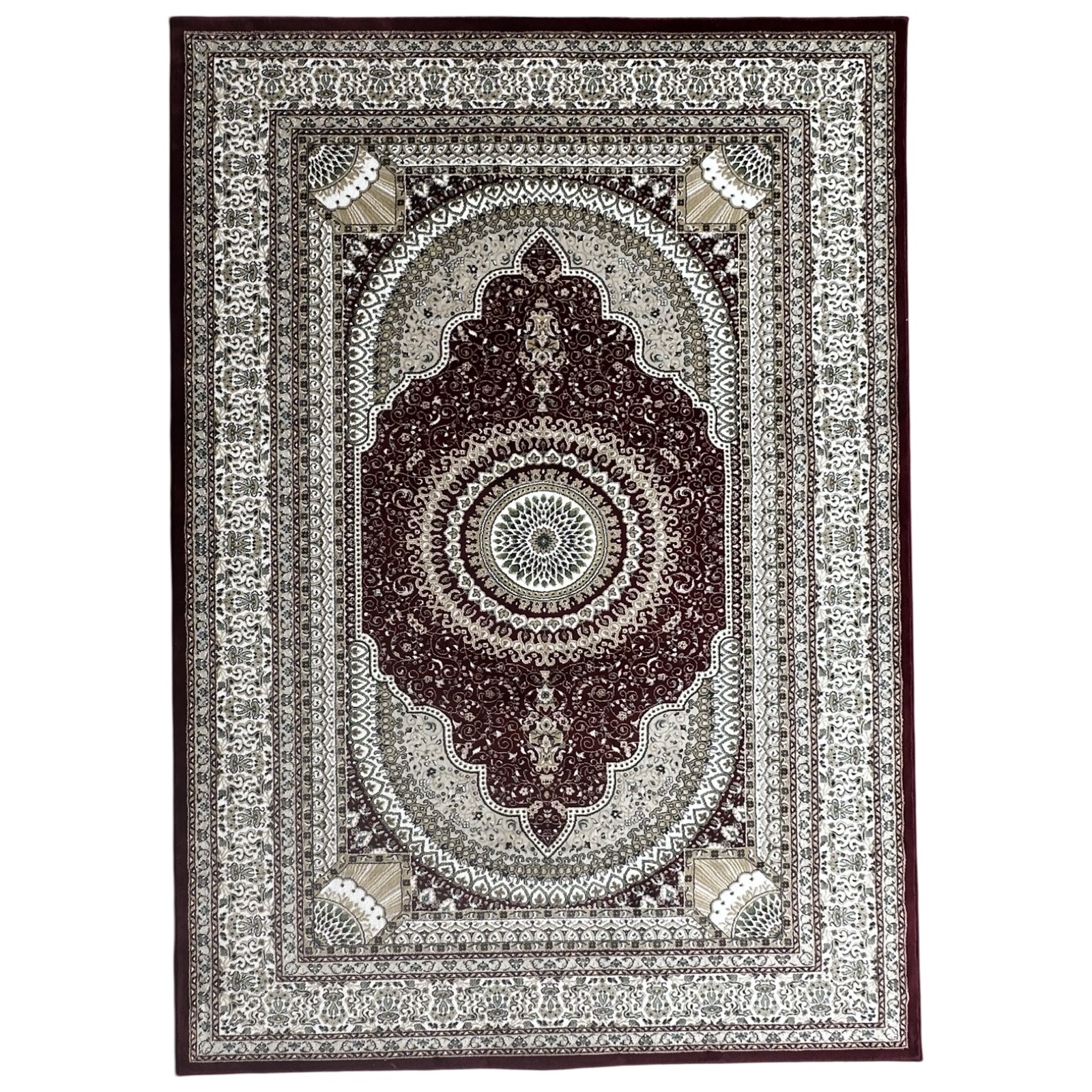 prooooo_1 300 x 200cm Turkish Machine Made Persian Mashad Red Rug - Image 1