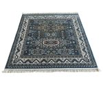 160 x 160cm Afghan Kazak Design Square Rug - Image 2