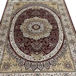 300 x 200cm Turkish Machine Made Persian Kashan Red Rug - Image 2