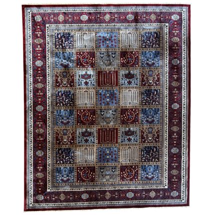 400 X 300cm Red Bakhtyari Persian Design Machine Made Rug