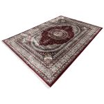 300 x 200cm Turkish Machine Made Persian Mashad Red Rug - Image 3