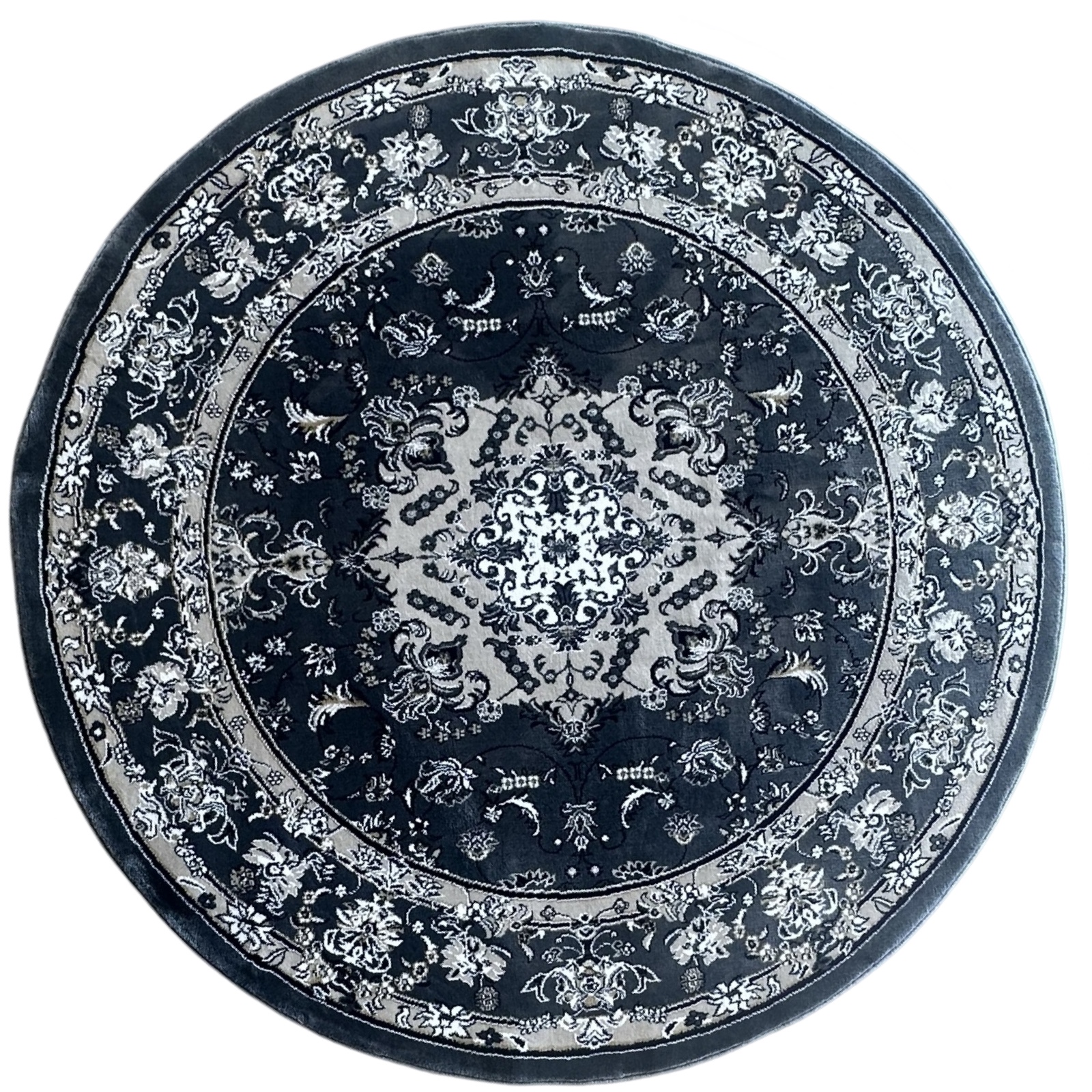 prooooo_25 160 x 160cm Persian Kashan Mashad Design Round Rug - Image 1