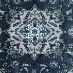 160 x 160cm Persian Kashan Mashad Design Round Rug - Image 4