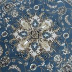 160 x 160cm Floral Medallion Persian Design Round Rug - Image 4