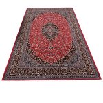 300 x 200cm Persian Design Kashan Machine Made Red Rug - Image 3