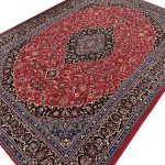300 x 200cm Persian Design Kashan Machine Made Red Rug - Image 2