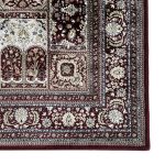300 x 200cm Turkish Machine Made Persian Bakhtiari Brown Rug - Image 6
