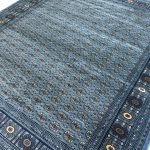400 x 300cm Blue Bokhara Design Machine Made Rug - Image 4