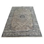 230 x 160cm Persian Design Beige Machine Made Rug - Image 2