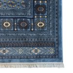 400 x 300cm Blue Bokhara Design Machine Made Rug - Image 5