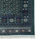 160 x 160cm Green Bokhara Design Square Rug - Image 5