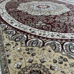 300 x 200cm Turkish Machine Made Persian Kashan Red Rug - Image 7