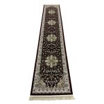 400 x 80cm Turkish Machine Made Mashad Design Runner Rug