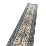 400 x 80cm Turkish Machine Made Tabriz Design Runner Rug - Image 3