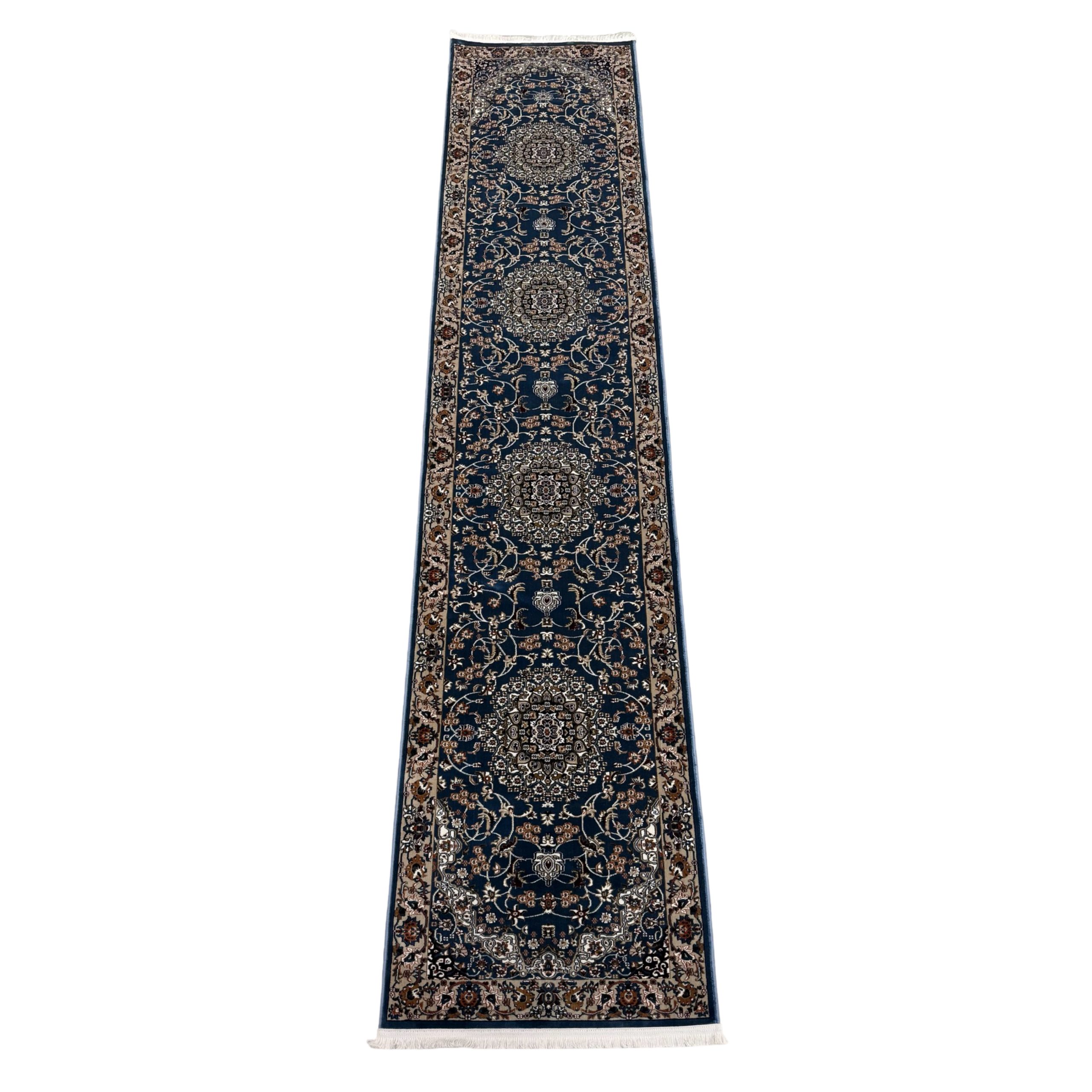 IMG_8195 400 x 80cm Turkish Machine Made Persian Design Runner Rug - Image 1