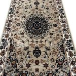 400 x 80cm Kashan Persian Design Beige Runner Rug - Image 2