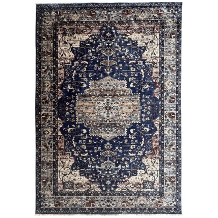 340 x 240cm Persian Night Blue Vintage Design Rug