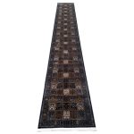 600 x 80cm Persian Bakhtiari Garden Design – Blue Runner Rug