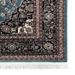 230 X 160cm Premium Persian Kashan Blue Machine Made Rug - Image 5