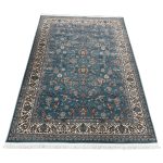 230 x 160cm Persian All Over Blue Nain Machine Made Rug - Image 2