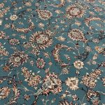 230 x 160cm Persian All Over Blue Nain Machine Made Rug - Image 3