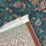 230 x 160cm Persian All Over Blue Nain Machine Made Rug - Image 6