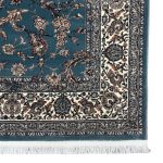 230 x 160cm Persian All Over Blue Nain Machine Made Rug - Image 4