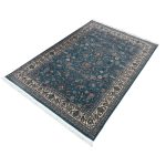 230 x 160cm Persian All Over Blue Nain Machine Made Rug - Image 5