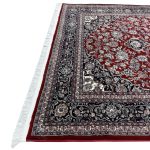 230 x 160cm Premium Persian Kashan Red Machine Made Rug - Image 4