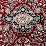 230 x 160cm Premium Persian Kashan Red Machine Made Rug - Image 5
