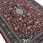 230 x 160cm Premium Persian Kashan Red Machine Made Rug - Image 7