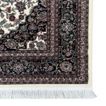 230 x 160cm Premium Persian Kashan Ivory Machine Made Rug - Image 5